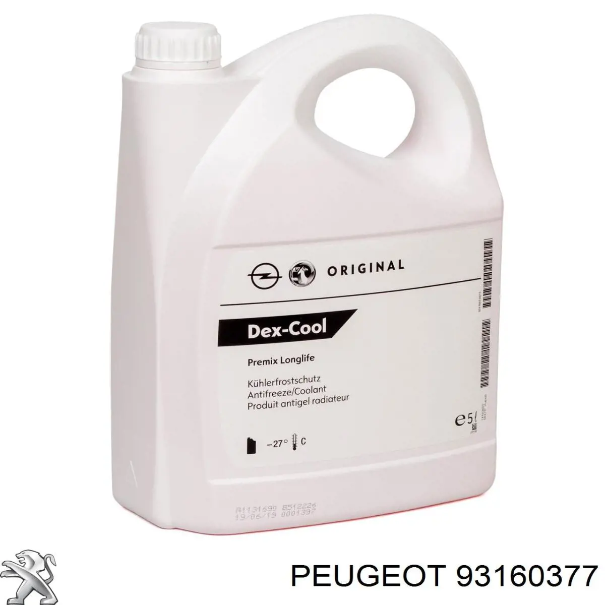 Антифріз 93160377 Peugeot/Citroen