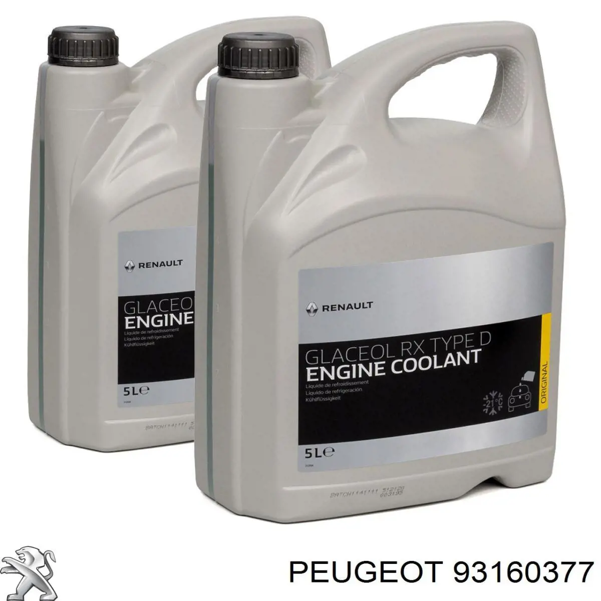 Антифріз концентрат Peugeot/Citroen 93160377 ціна, від 41.13 USD