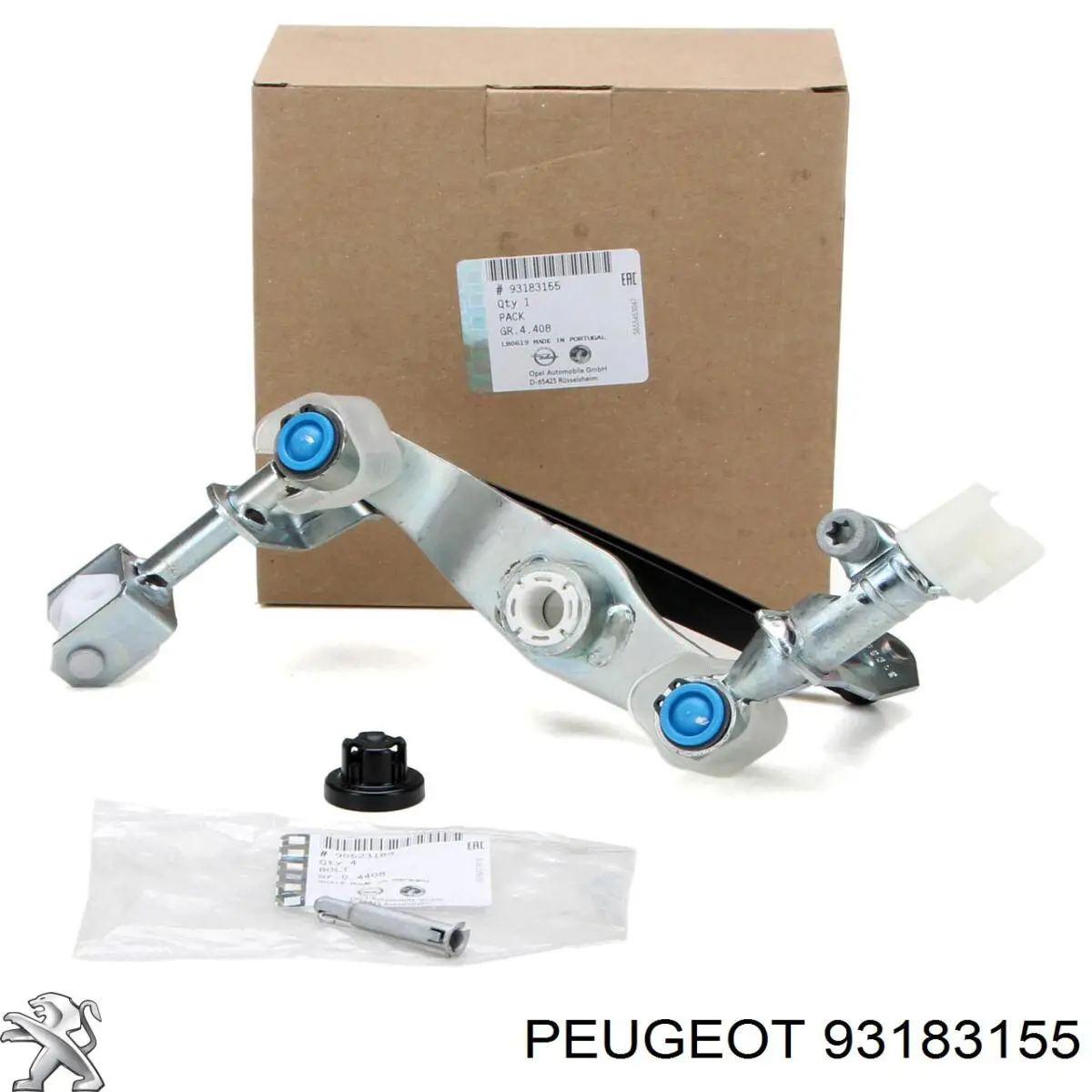 93183155 Peugeot/Citroen Кронштейн куліси КПП