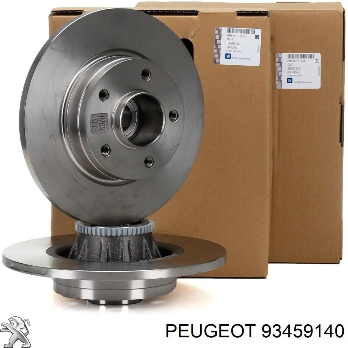 Купити 93459140 Peugeot/Citroen Захист гальмівного диска заднього, лівого