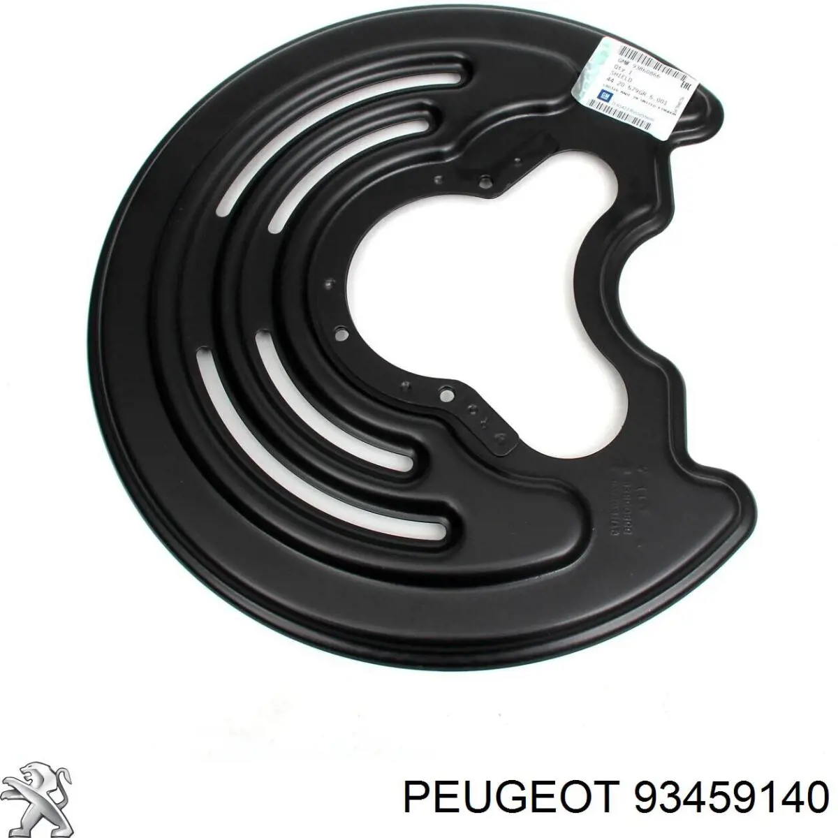 93459140 Peugeot/Citroen Захист гальмівного диска заднього, лівого