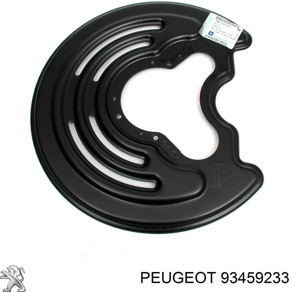 93459233 Peugeot/Citroen Захист гальмівного диска заднього, правого