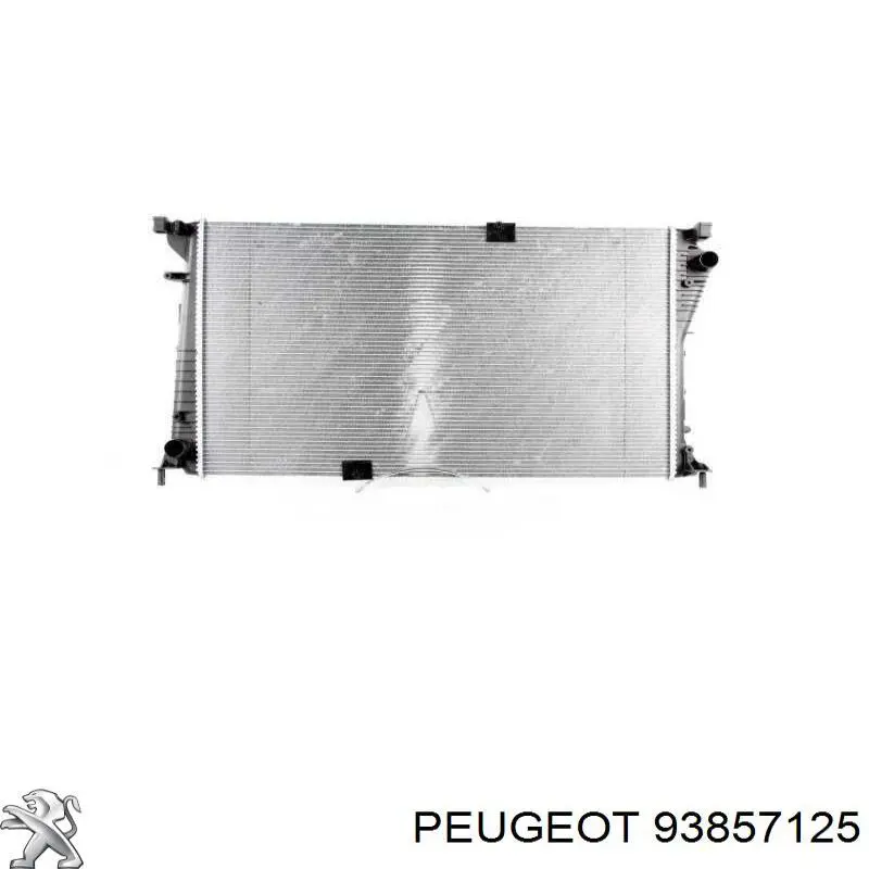 Радіатор охолодження двигуна 93857125 Peugeot/Citroen