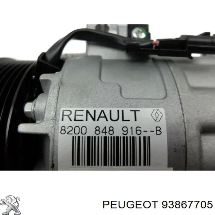 93867705 Peugeot/Citroen Компресор холодоагенту