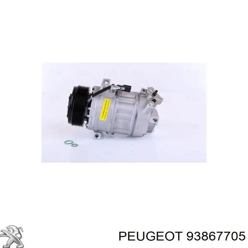 Компресор кондиціонера 93867705 Peugeot/Citroen
