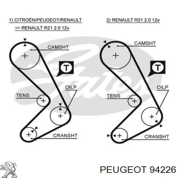 Купити 094226 Peugeot/Citroen Штовхач клапанів двигуна