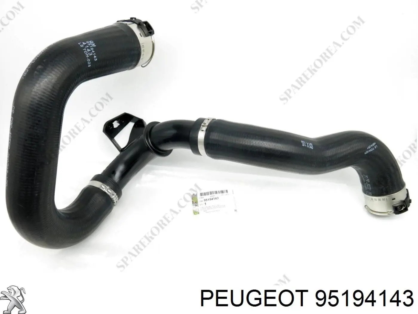 Шланг/патрубок интеркуллера 95194143 Opel