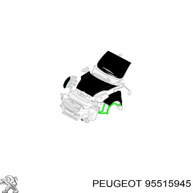Підкрилок передній лівий 5051408 Autotechteile