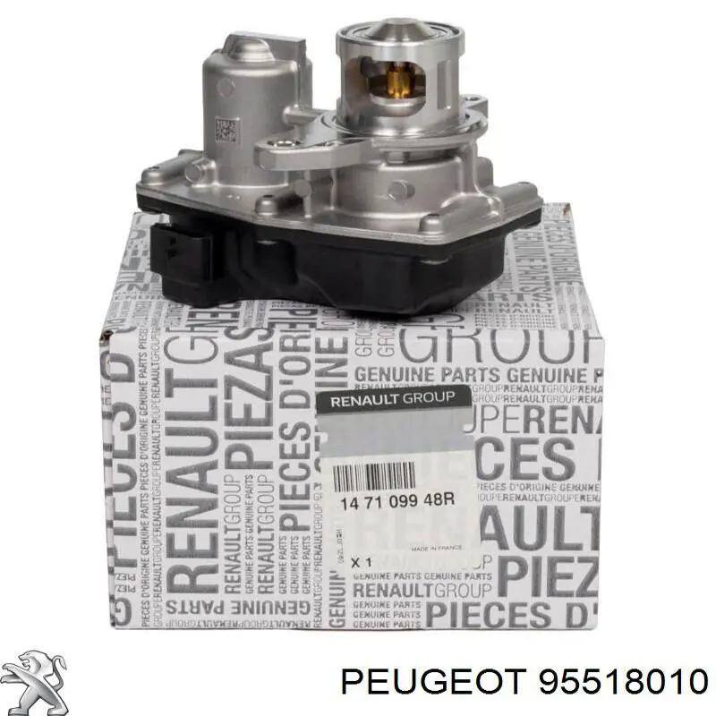Купити 95518010 Peugeot/Citroen Прилади управління системи рециркуляції