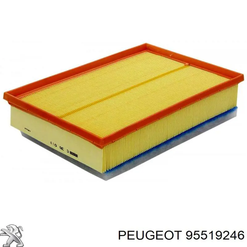 Купити 95519246 Peugeot/Citroen Автомобільний фільтр повітря