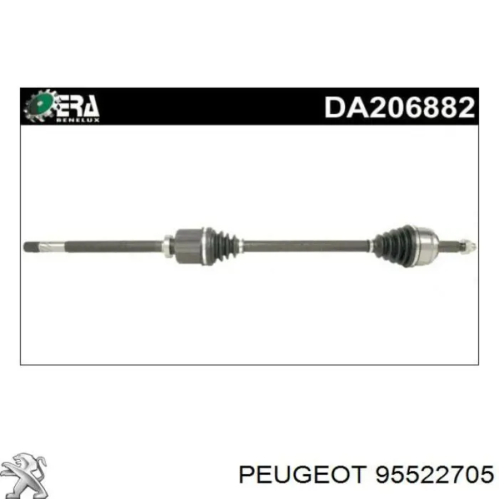 Купити 95522705 Opel Піввісь права