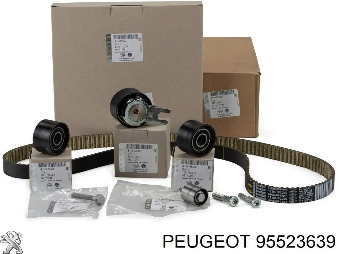 Комплект ланцюга ГРМ 95523639 Peugeot/Citroen