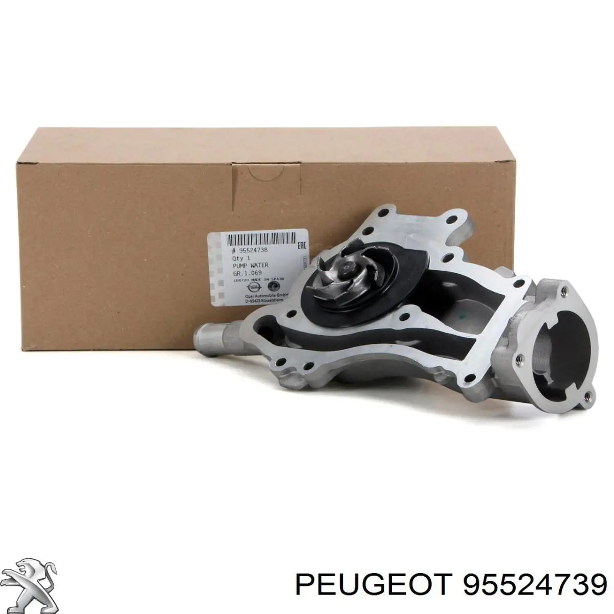 95524739 Peugeot/Citroen Насос охолодження