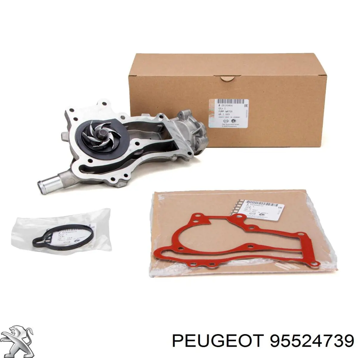 Помпа охолодження Peugeot/Citroen 95524739 ціна, від 32.90 USD
