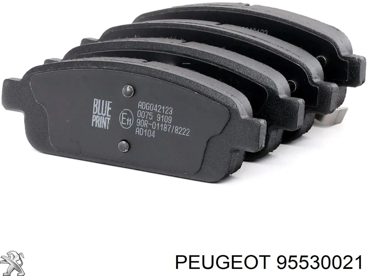 Купити 95530021 Peugeot/Citroen Задні колодки