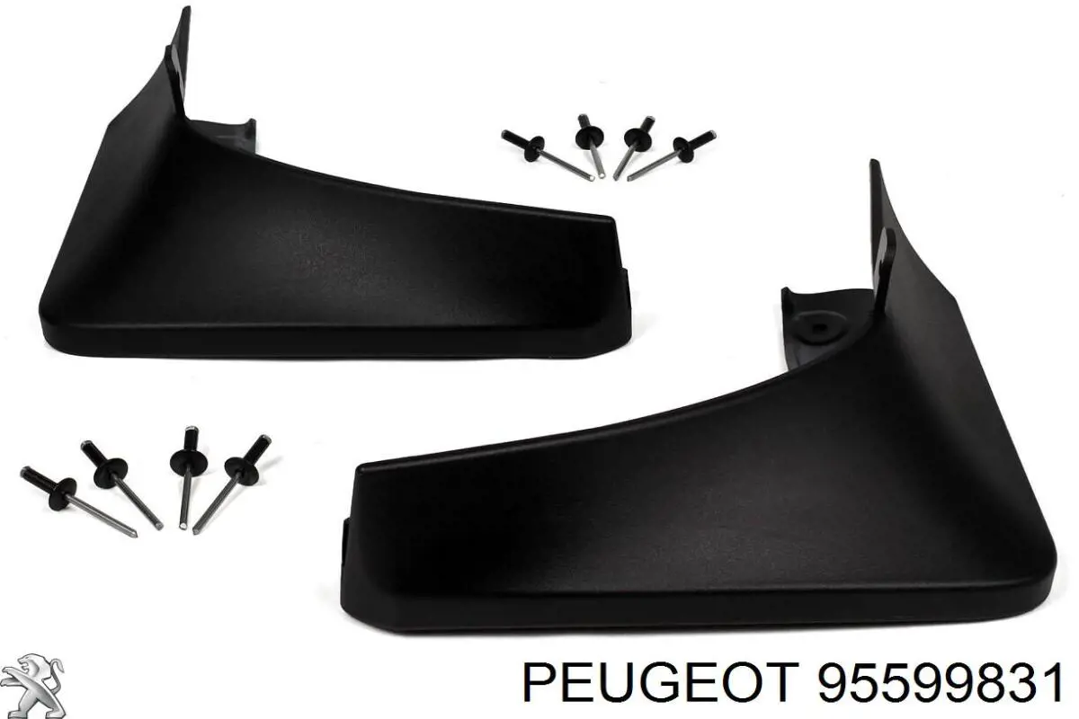 95599831 Peugeot/Citroen Бризковики задні, комплект
