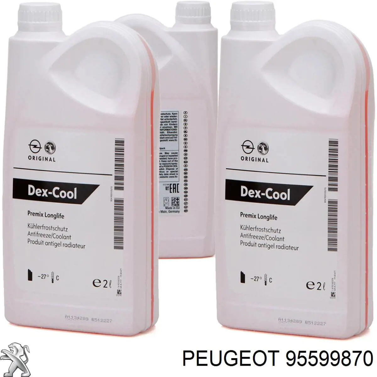 Антифріз 95599870 Peugeot/Citroen