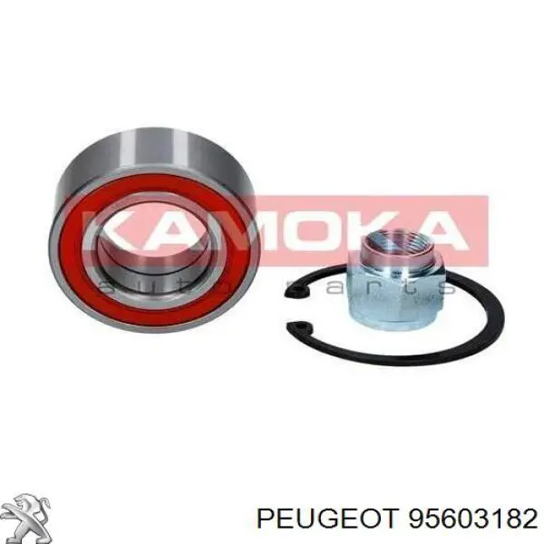 Комплект підшипник маточини передньої Peugeot/Citroen 95603182 ціна, від 12.66 USD