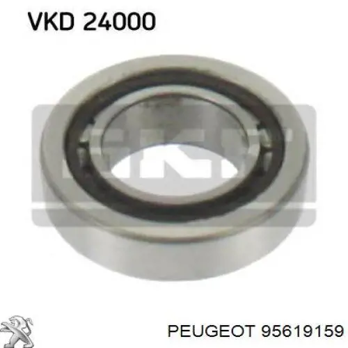 95619159 Peugeot/Citroen Підшипник кріплення заднього важеля, задньої підвіски