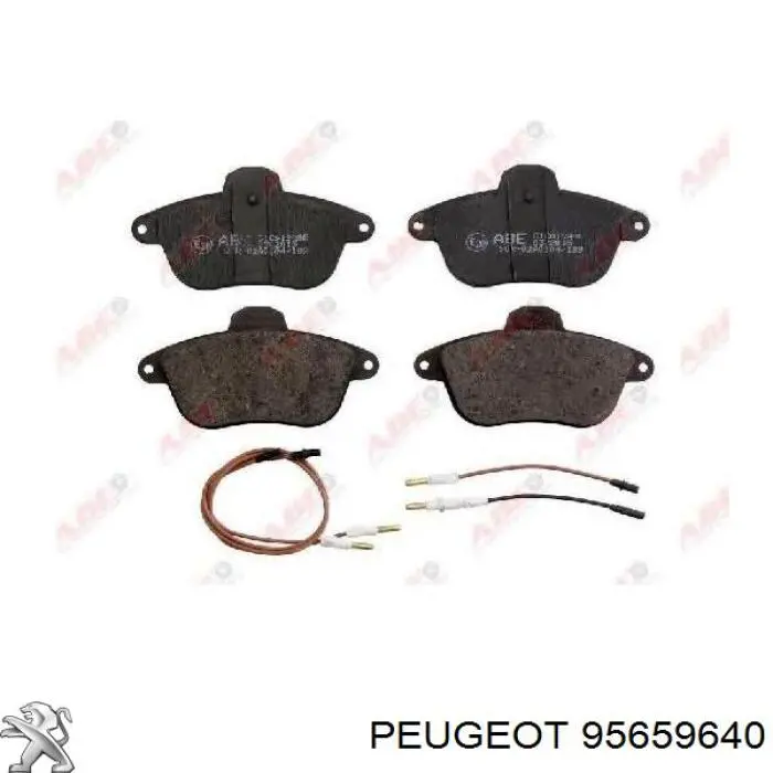 Колодки гальмівні передні, дискові 95659640 Peugeot/Citroen