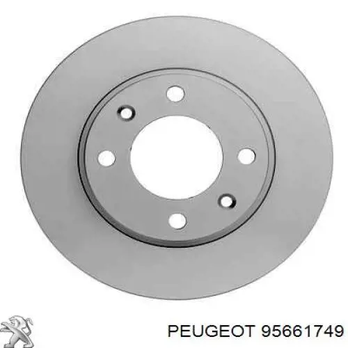 95661749 Peugeot/Citroen диск гальмівний задній