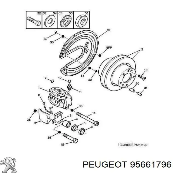 Задні дискові гальма Metelli 230335 ціна, від 11.42 USD