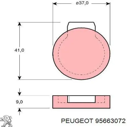  95663072 Peugeot/Citroen