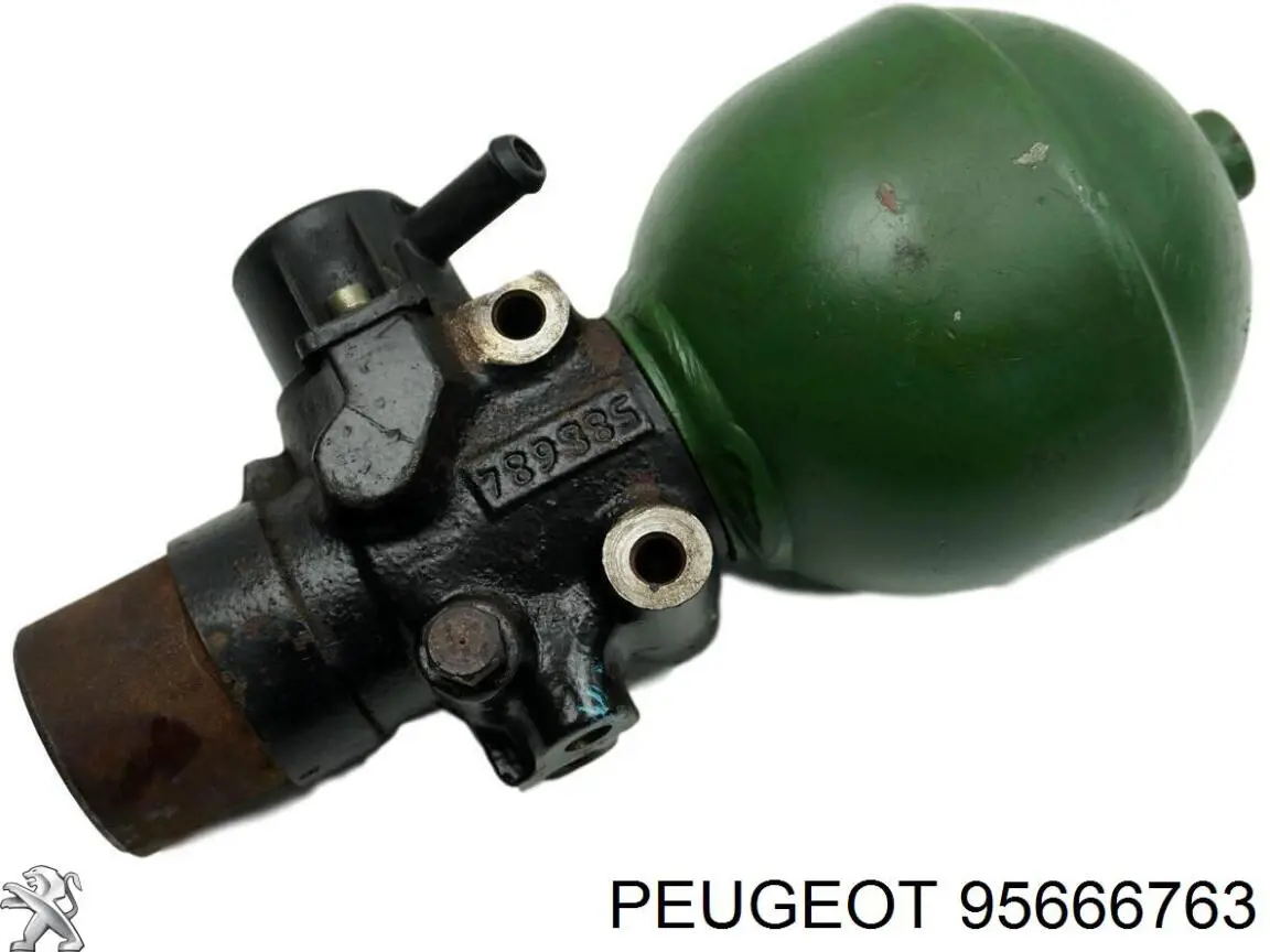 Гідроакумулятор системи амортизації, передній 95666763 Peugeot/Citroen