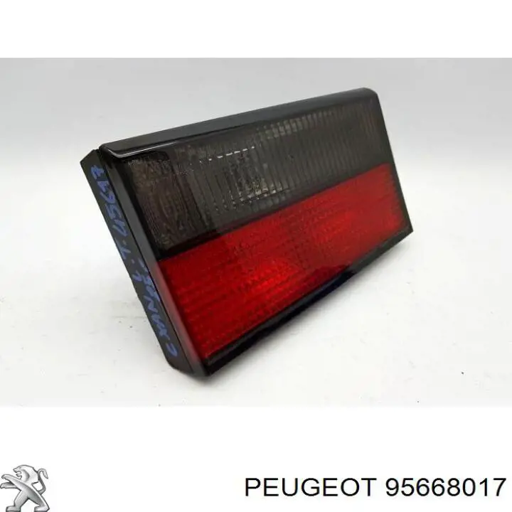 Купити 95668017 Peugeot/Citroen Ліхтар задній лівий, внутрішній