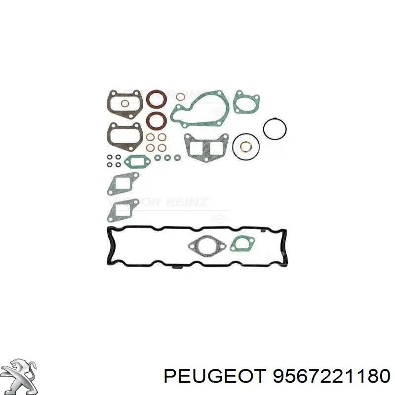 Peugeot/Citroen комплект прокладок двигуна, повний