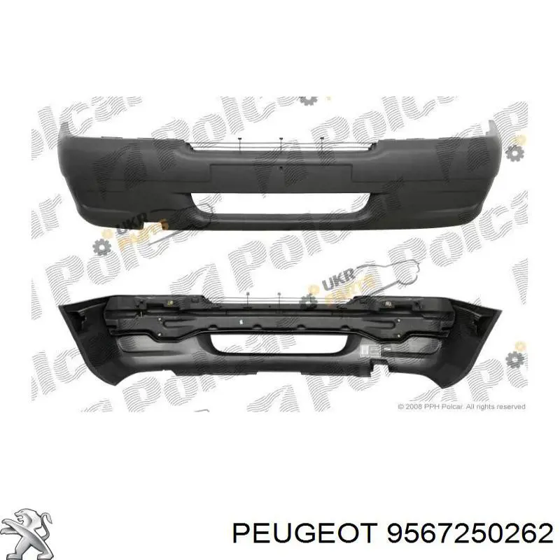 Бампер на авто Peugeot/Citroen 9567250262 ціна, від 134.91 USD