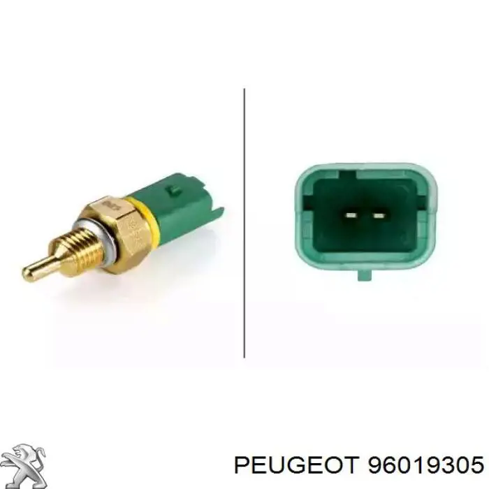 Купити 96019305 Peugeot/Citroen Датчик включення вентилятора
