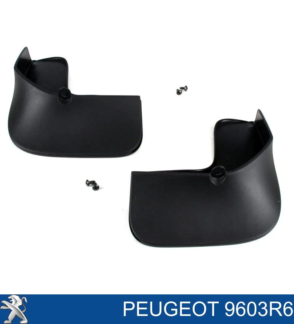 9603R6 Peugeot/Citroen Бризковики задні, комплект