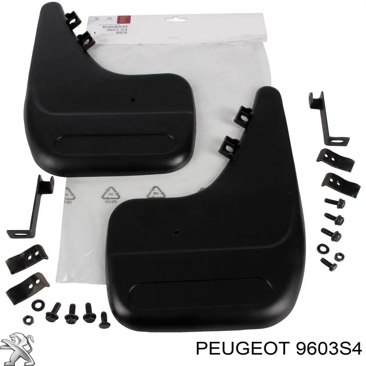 9603S4 Peugeot/Citroen Комплект передніх бризковиків