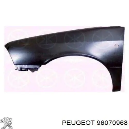 Купити 96070968 Peugeot/Citroen Крило переднє ліве