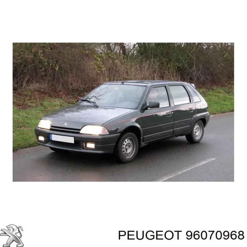 Крило переднє ліве 96070968 Peugeot/Citroen