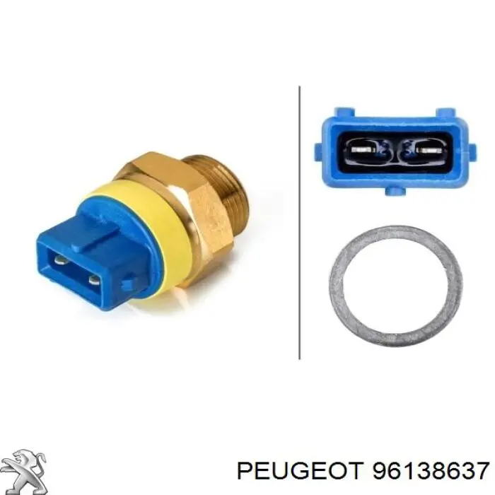 Датчик температури радіатора Peugeot/Citroen 96138637 ціна, від 8.75 USD