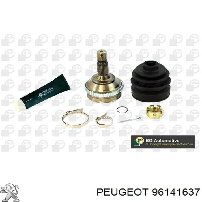 Граната колісна Peugeot/Citroen 96141637 ціна, від 31.37 USD