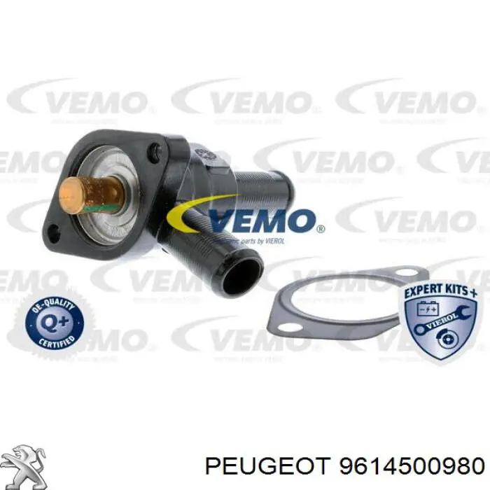 Купити 9614500980 Peugeot/Citroen Термостат в корпусі