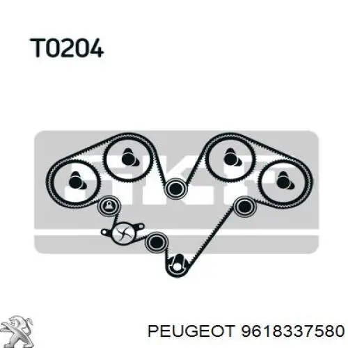 Купити 0000081689 Peugeot/Citroen Ремінь газорозподільного механізму