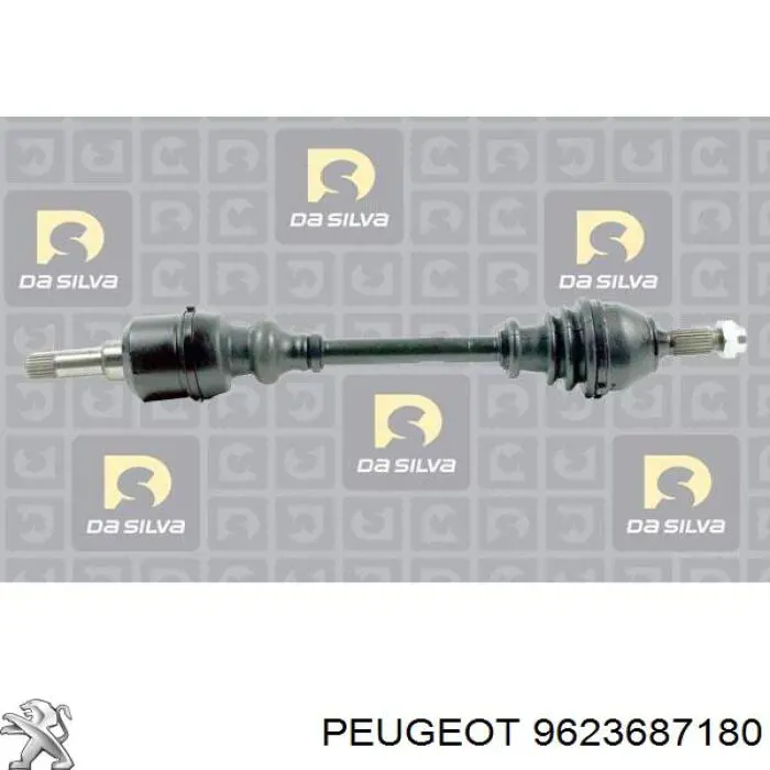 9623687180 Peugeot/Citroen Привід лівий