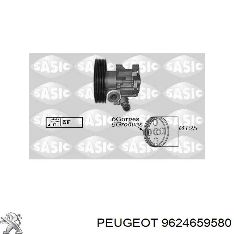 Насос ГПК Peugeot/Citroen 9624659580 ціна, від 80.62 USD