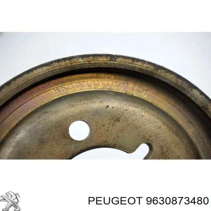 Купити 9630873480 Peugeot/Citroen Шків колінчастого вала