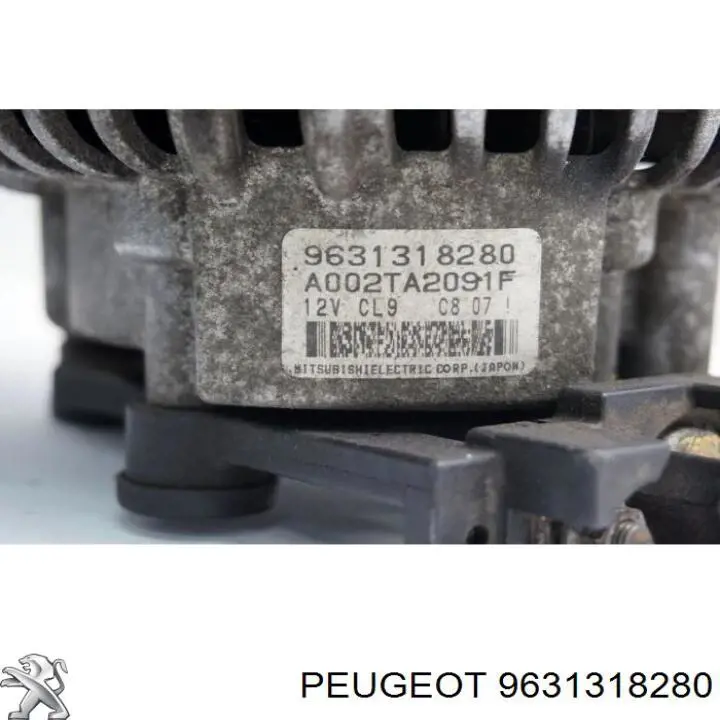 9631318280 Peugeot/Citroen генератор
