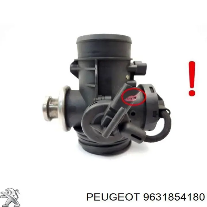 9638111580 Fiat/Alfa/Lancia Клапан рециркуляції відпрацьованих газів EGR