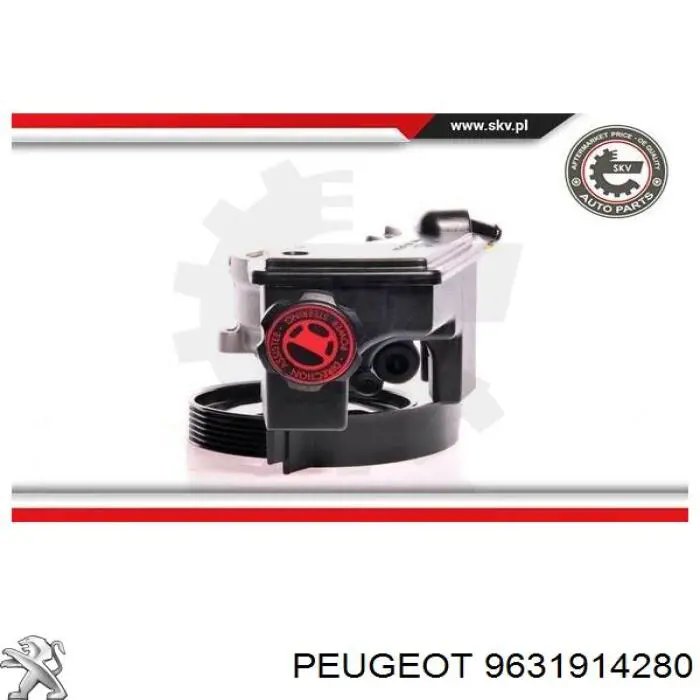Насос гідропідсилювача керма Peugeot/Citroen 9631914280