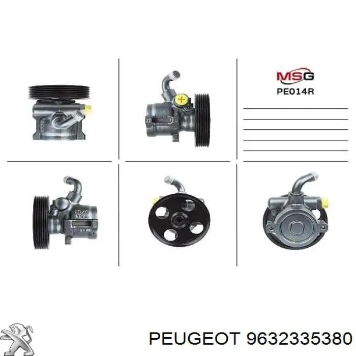 Купити 9632335380 Peugeot/Citroen Насос гідравліки