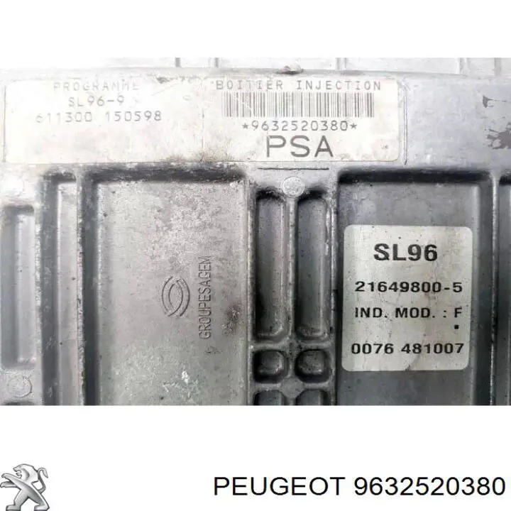  9632520380 Peugeot/Citroen