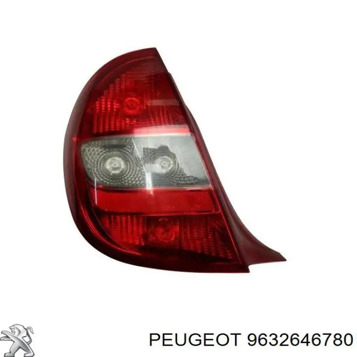 9632646780 Peugeot/Citroen Задня ліва фара