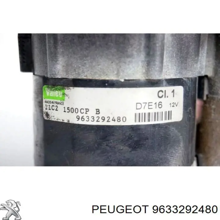 Купити 9633292480 Peugeot/Citroen Стартер
